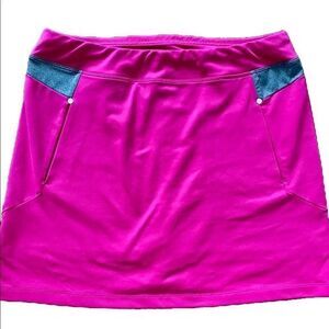 Cutter & Buck CBDrytec Skort - 8 magenta /gray , polyester spandex